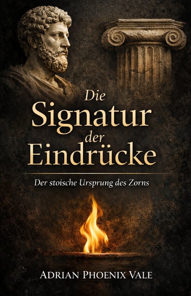 Entdecken Sie, wie die Stoiker Zorn als Folge falscher Eindrücke deuten und welche Techniken sie ent