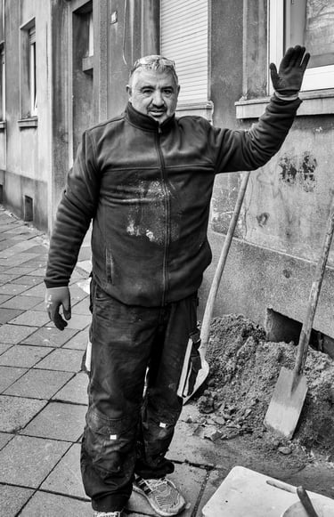 Reinhard Mokros: Porträt eines Arbeiters in Gelsenkirchen-Ueckendorf
