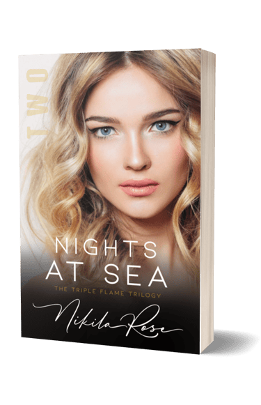 Regular cover of the novel Nights at Sea