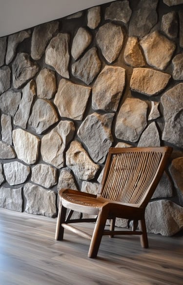 taş ev dış cephe doğal taş kaplama çalışması