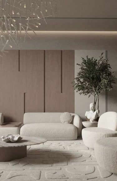 salon tasarımı sonrası düzenli iç mekân