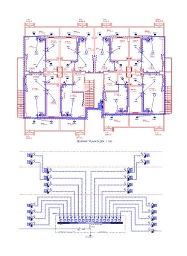 Sakarya'da elektrik tesisatı mimari proje çizimi