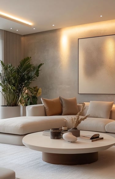 gizli ışık detaylı asma tavan uygulaması