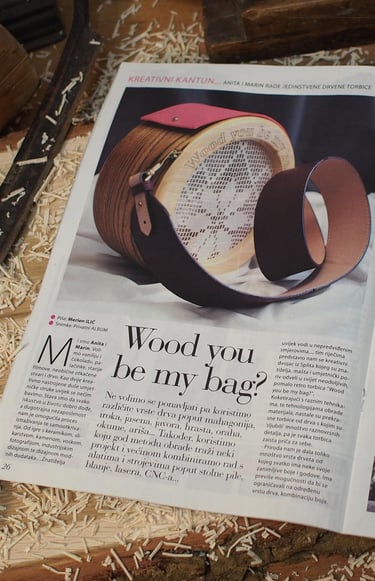 Slobodna Dalmacija diajneri torbi Wood you be my bag?