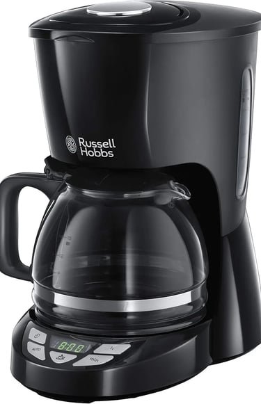Russell Hobbs Cafetera de Goteo Textures Plus - 10 Tazas, Capacidad de 1,25L