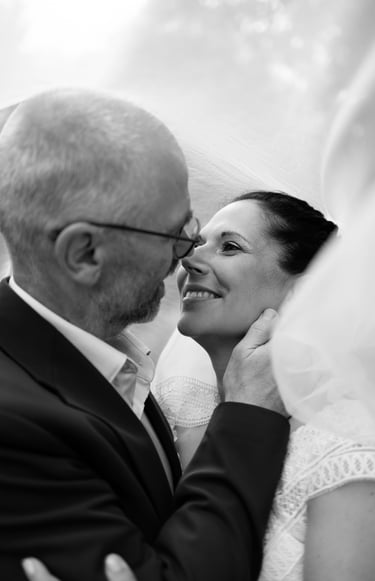 Photographe mariage jardin de l'archevêché