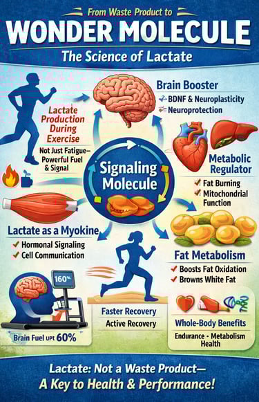 Lactate: From Waste Product to Wonder Molecule – How Exercise Transforms Your Brain and Body