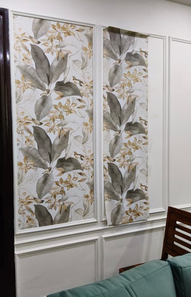 Charcoal Moulding Installed Design