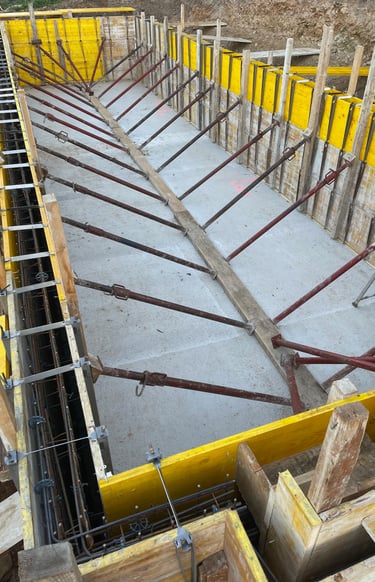 fondations de piscine par EGPR à Cuers