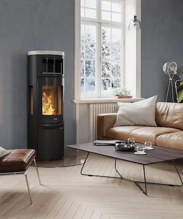 poêle à bois scandinave