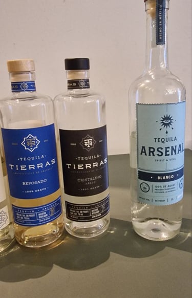 Selezione tequila artigianale premium e da miscelazione per mixology
