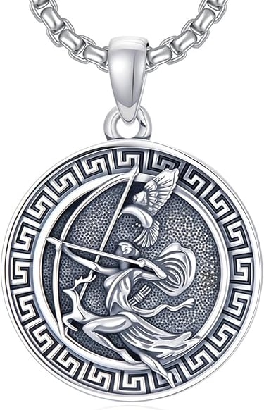 Artemis Sterling SIlver Greek Mythology Pendant Jewelry