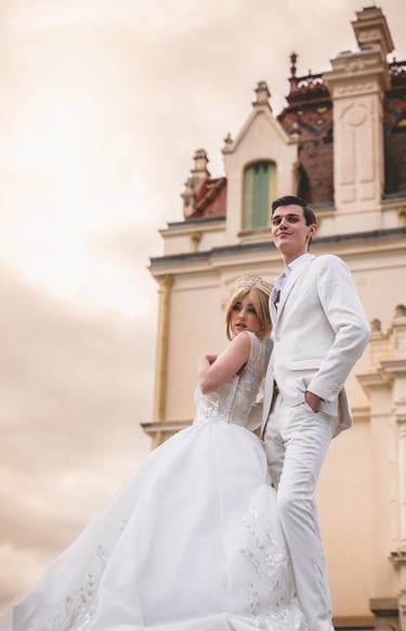 reportage mariage d'un jeune couple de marié dans le chateau de valmy argeles sur mer 66 