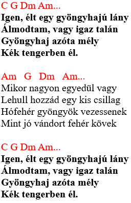Omega akkordok és zeneszöveg 2