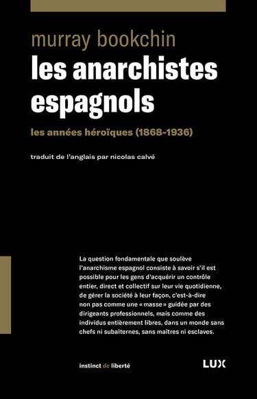 Les anarchistes espagnols
