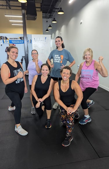 group of strong amazing women