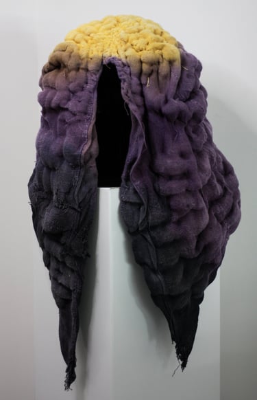 karine-nguyen-van-tham-le temps des regrets-Athos-relique textile d'ermite