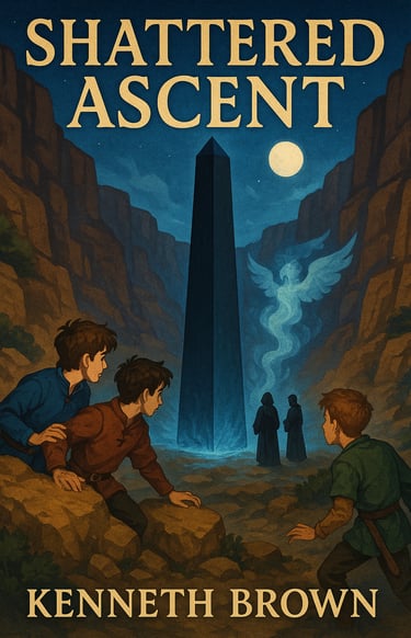 Shattered Ascent - an action adventure YA Fantasy by Kenneth Brown - A rebellious prince’s trespass 