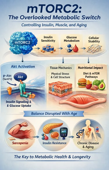 mTORC2 Explained: The Metabolic Thermostat for Insulin Resistance After 50