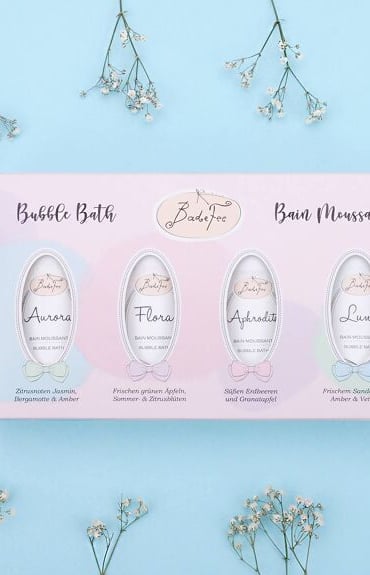 coffret bain moussant