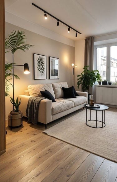 iç mekân zemin kaplama laminant parke detayı