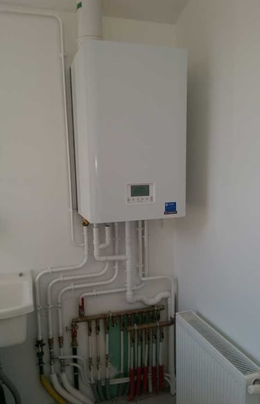 uygulama sonrası test ve kontrolleri yapılmış tesisat 