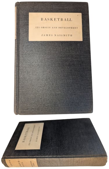 James Naismith First Edition of his only book - Basketball, It's Origin and Development 1941 History