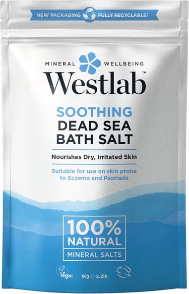 a bag of wet - dry shampooe bath salts