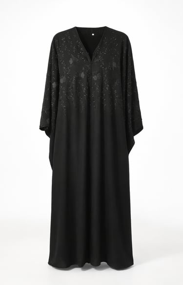 abaya noire Aid