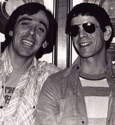Charlie Kendall and Lou Reed.