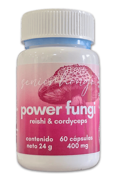 a bottle of power fungus