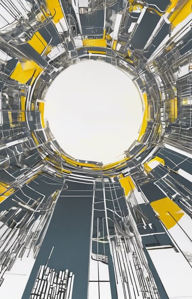 a circular shaped object with a circular shape