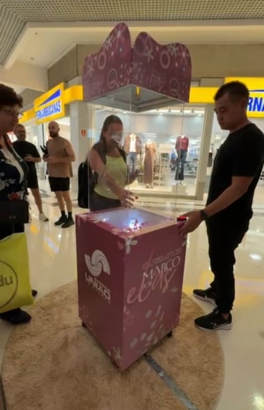 cabine twister de mão no Shopping união