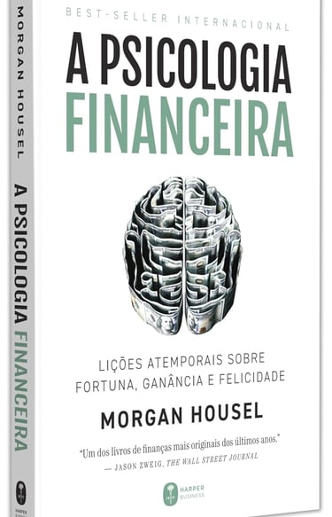Capa do livro A Psicologia Financeira, de Morgan Housel.