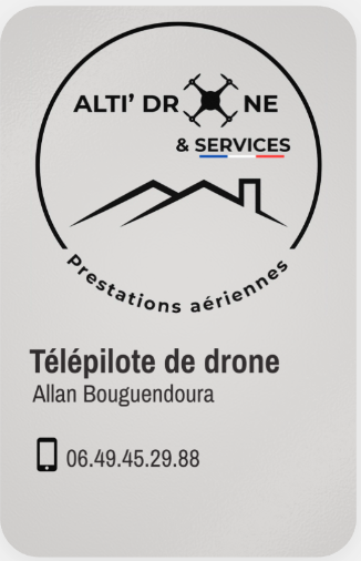 Carte de visite Alti' Drone & Services