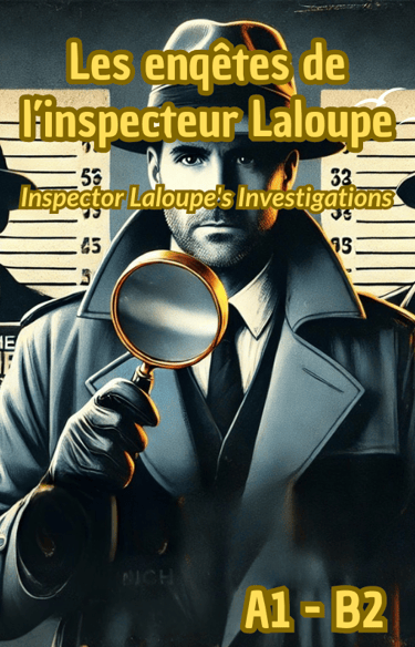 Learn French with Detective stories A1-B2