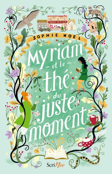 Première de couverture du roman Myriam et le thé du juste moment
