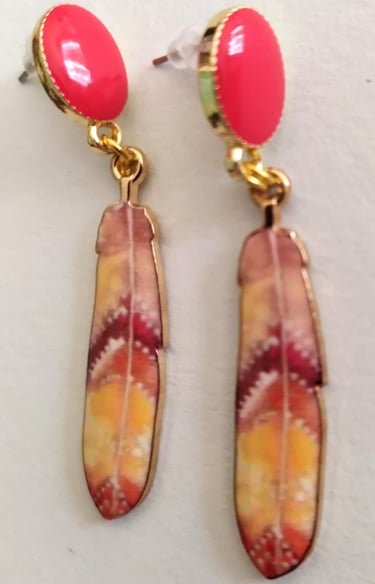 Bijoux Les Couleurs de Lo Collection plumes