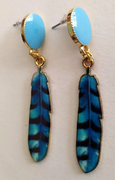 Bijoux Les Couleurs de Lo Collection plumes