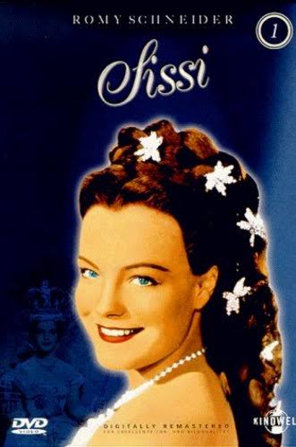 DVD cover for the movie Sissi starring Romy Schneider as Empress Elisabeth of Austria.