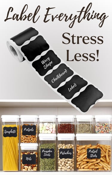 Reusable Chalk Sticker Labels