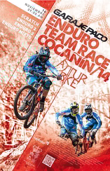 cartel Enduro Team Race Cocañín 2014