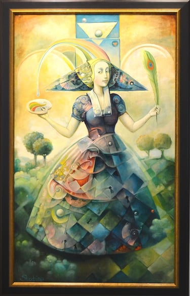 foto van schilderij van Boris Shapiro