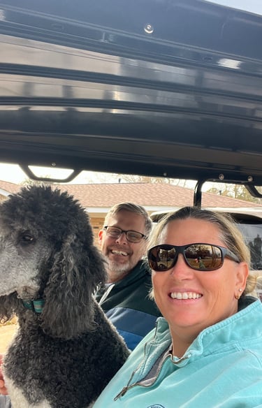 nick and eden with stormy