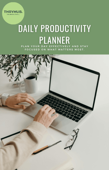 Printable: Daily Productivity Planner