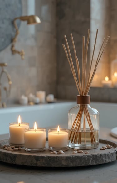 NORVENCE Scented Candles Gift Set, Stress Relief Candles for Home, Premium Soy Candle Set, Candles f