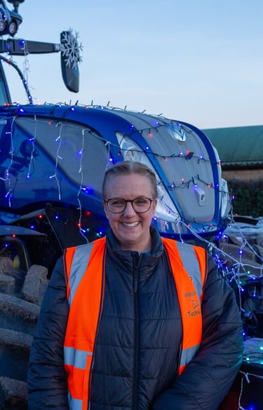 Liz Quickenden Suffolk Tractor Light Parade East Suffolk - Reason Marketing Marketing Consultant