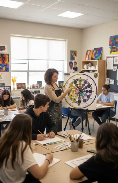 An art teacher explains how Nopia color blind work