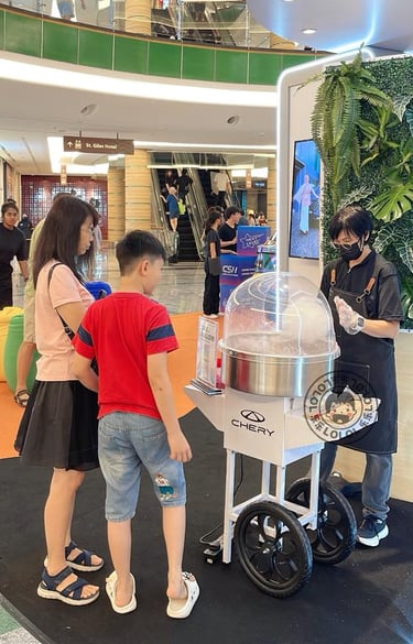 Cotton candy cart rental in KL , Klang Valley, Ipoh , Melaka, Johor and Penang Malaysia