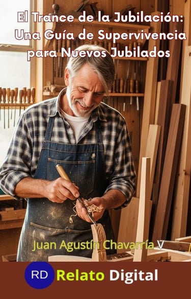 Jubilado tallando madera en su taller, símbolo de propósito, creatividad y plenitud en la jubilación